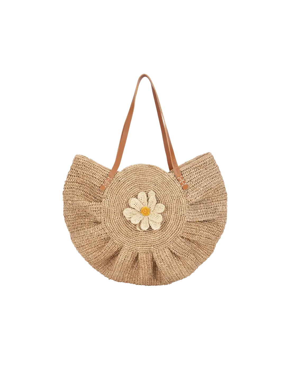 Sac Kombi en raphia naturel Bagatelle – vue 2