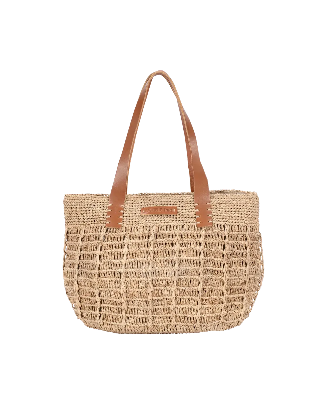 Sac Nandi en raphia naturel Bagatelle – vue 2