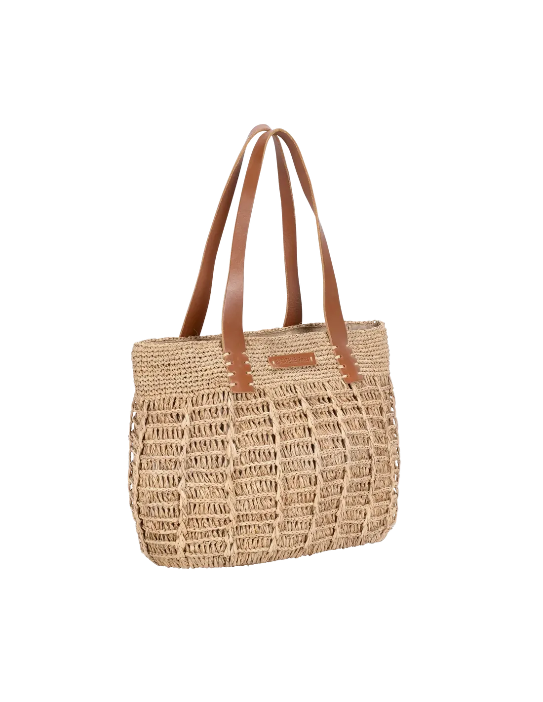 Sac Nandi en raphia naturel Bagatelle – vue 3