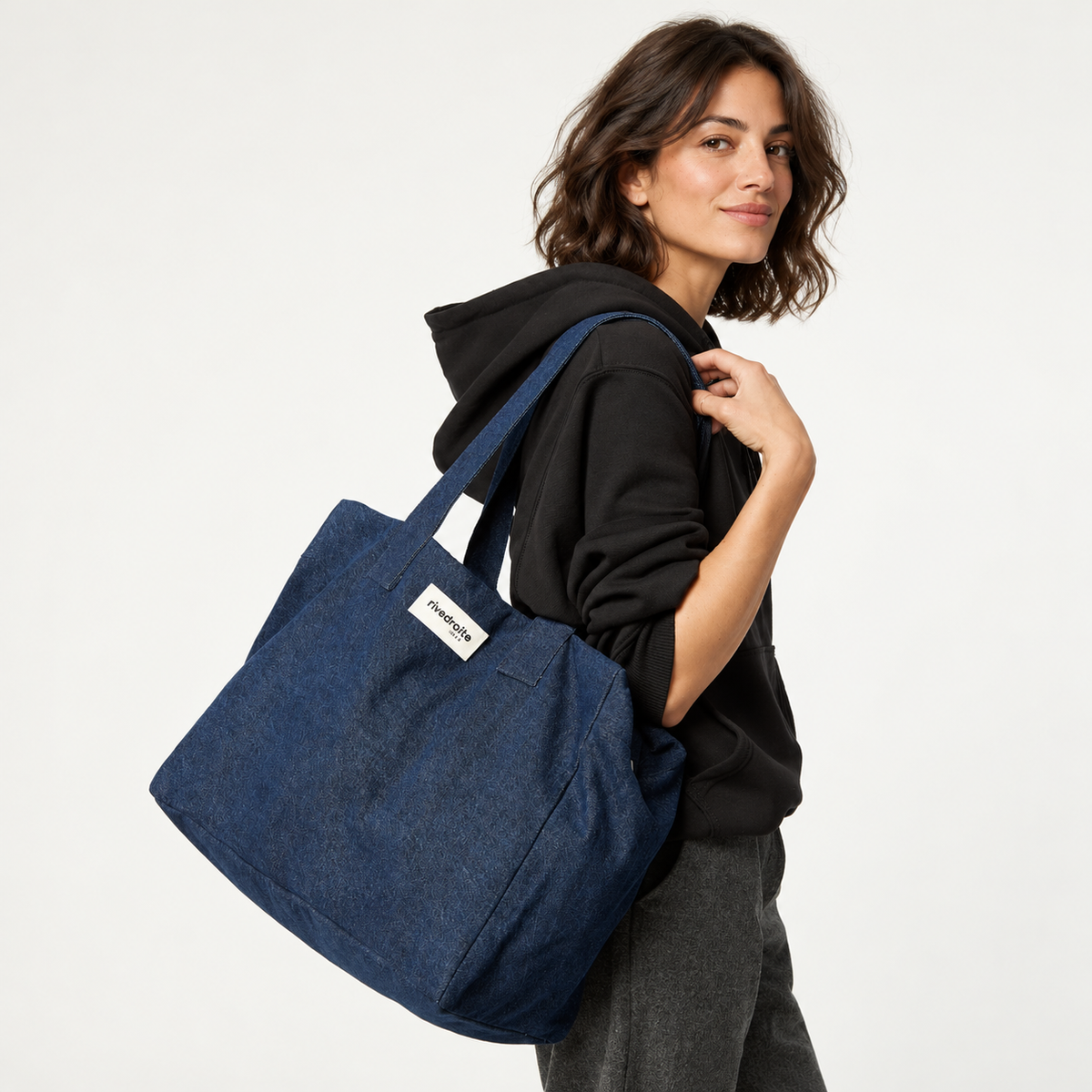 Rive droite - Sac 24h Célestin Denim Brut