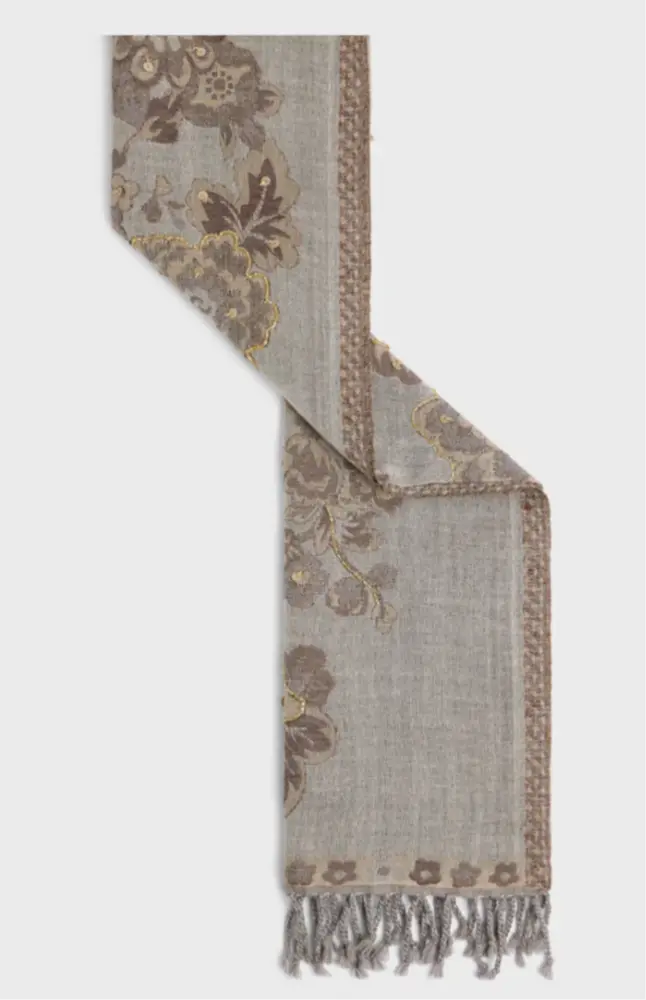 Echarpe Laine beige Dorine Gérard Darel – vue 2