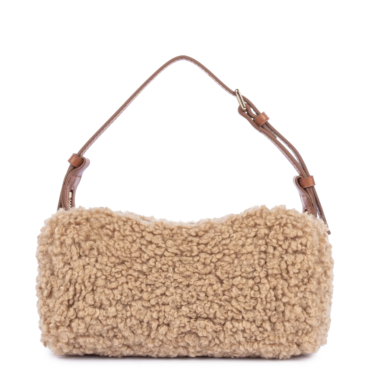 LANCASTER - Petit sac polochon Lancaster Moumoute cognac