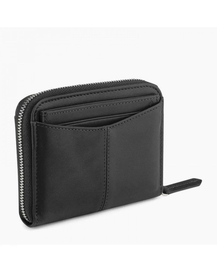 Porte monnaie zippé Charlotte Noir Le Tanneur – vue 2