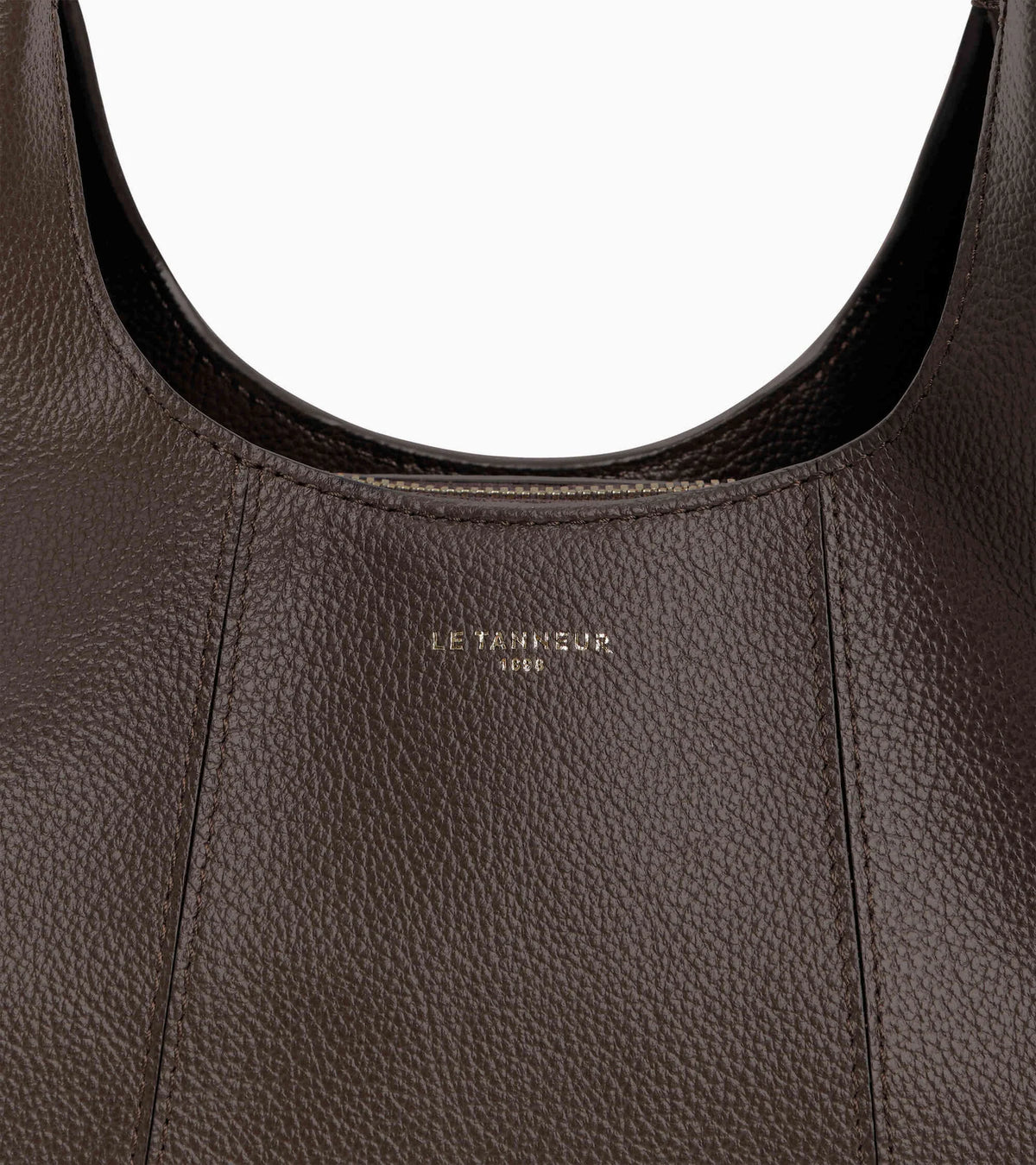 Petit sac à main Juliette en cuir arabica Le Tanneur – vue 2