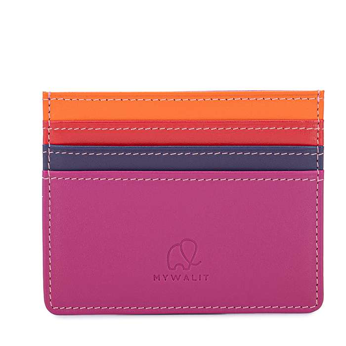 Porte cartes fushia Mywalit