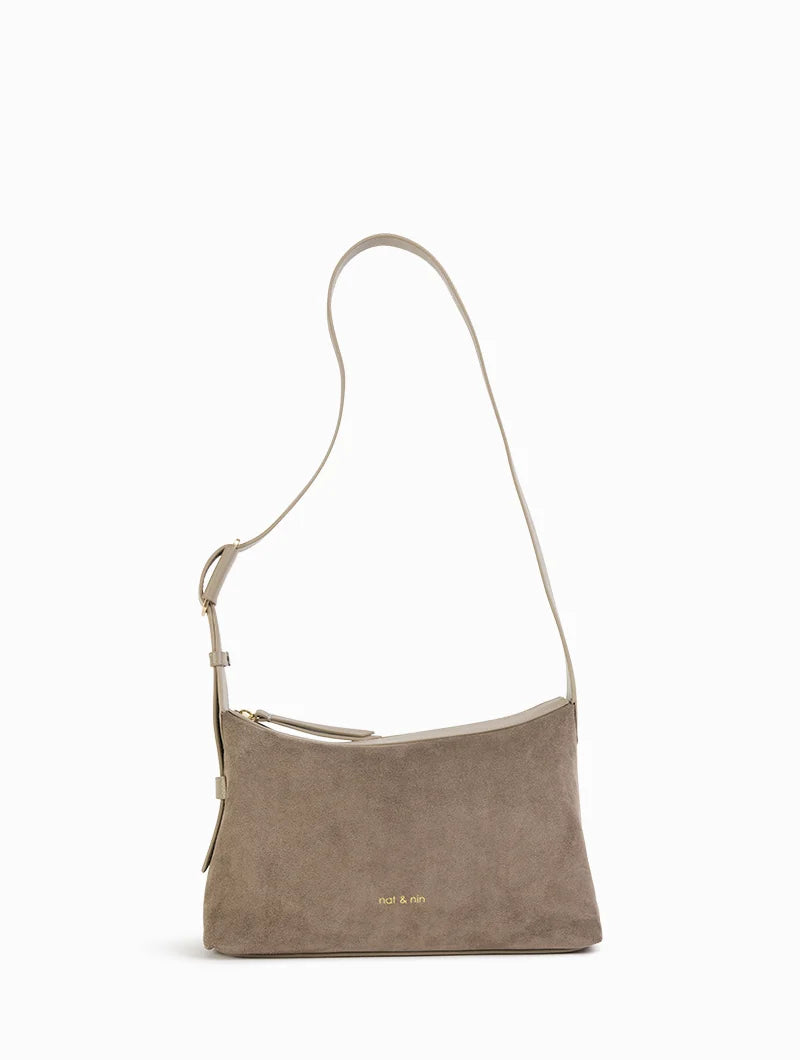 Sac bandoulière Bowie Grège Nat & Nin