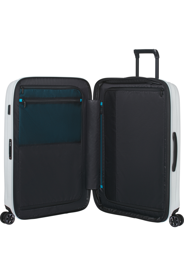 Valise cabine rigide extensible Nexis 70cm Cotton White Samsonite – vue 4