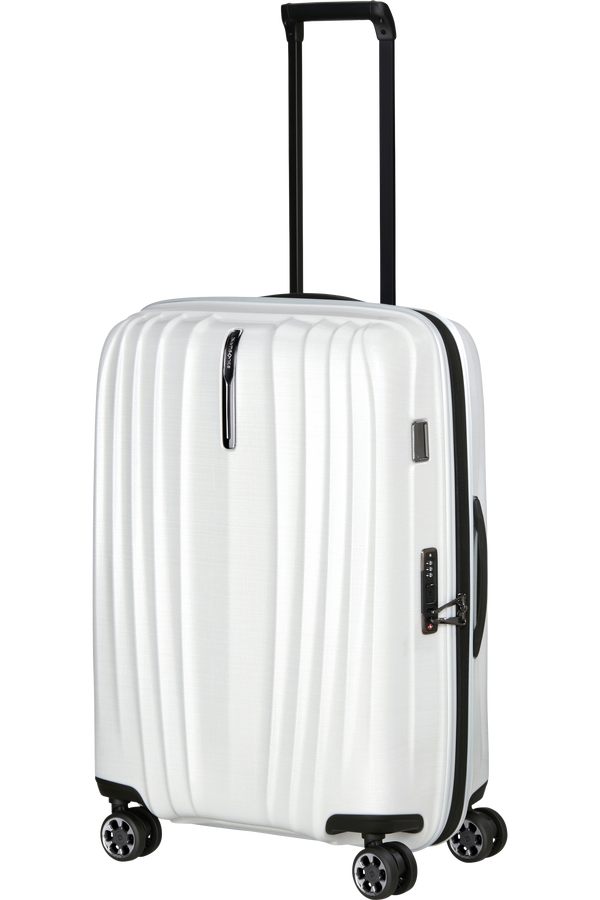 Valise cabine rigide extensible Nexis 70cm Cotton White Samsonite