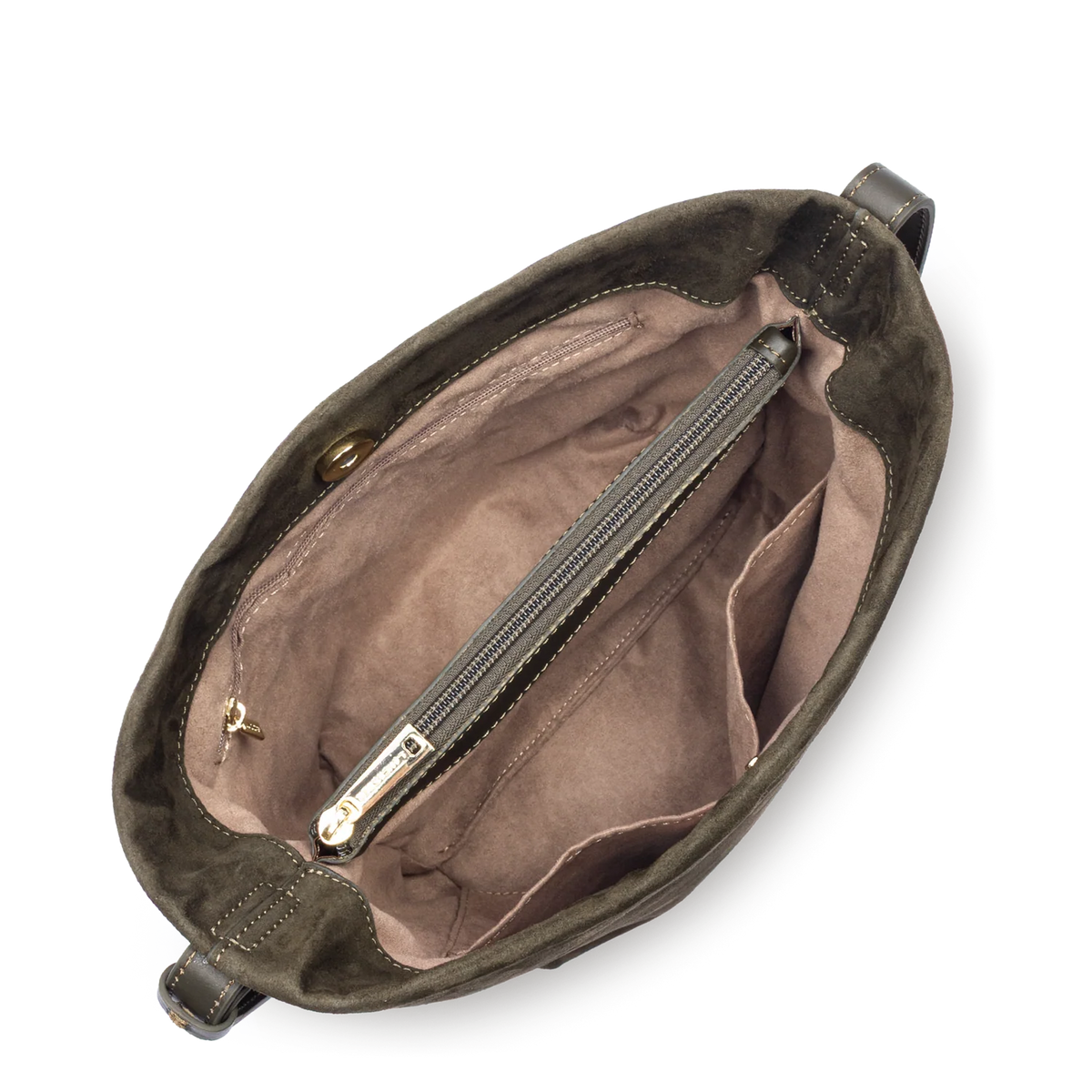 Sac seau Suède kaki Lancaster – vue 2