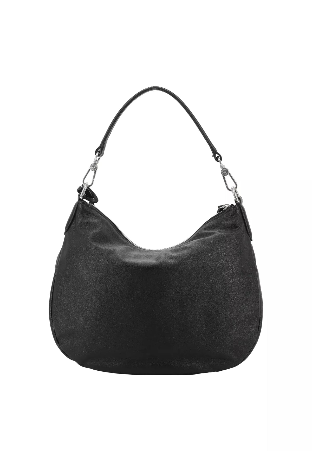 Sac porté épaule en cuir effet délavé Cargo Medium Noir Abro – vue 3
