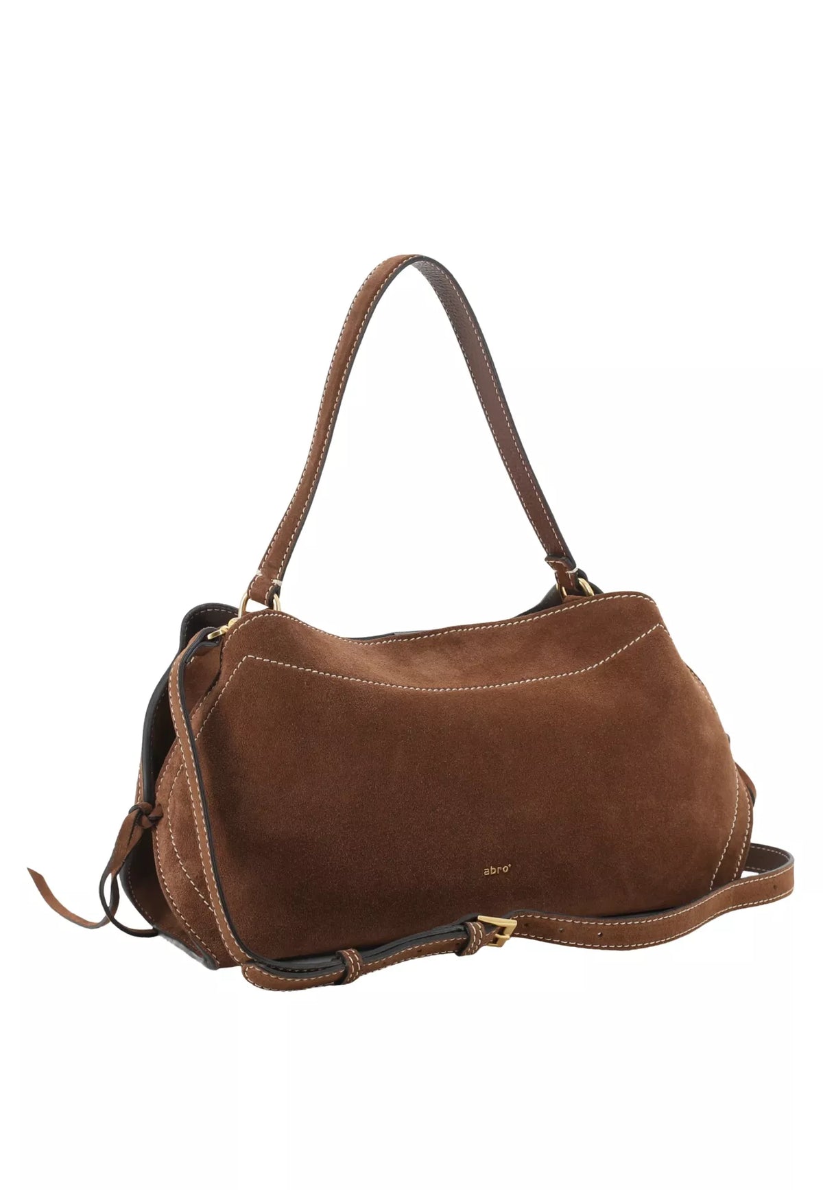 Sac à main en daim Necessity Small Wood Abro – vue 3