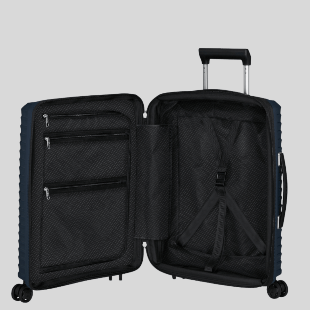 Valise cabine extensible Upscape 55 cm Blue Nights Samsonite – vue 4