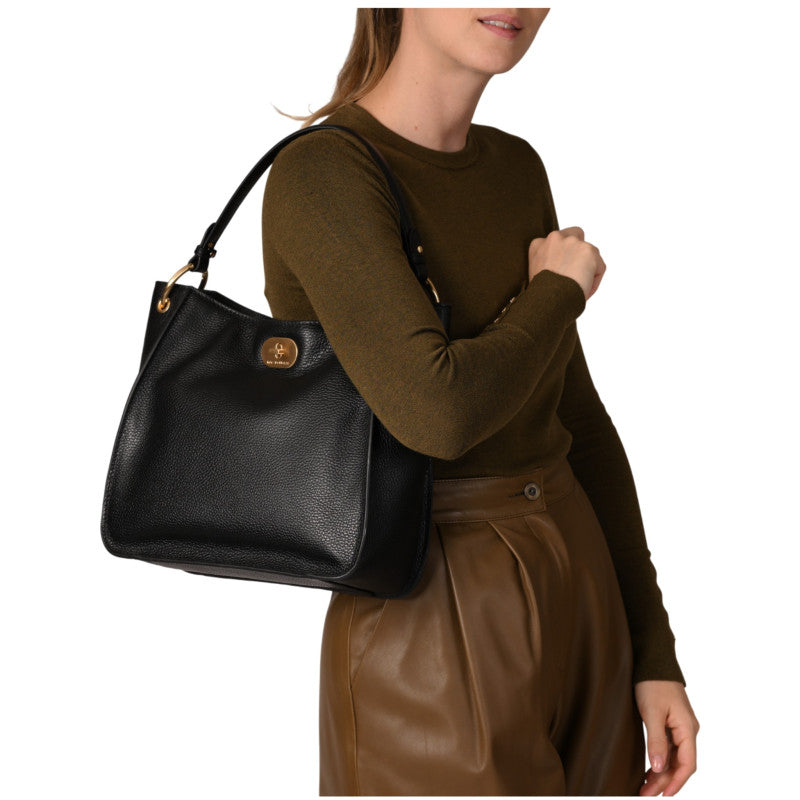 Sac besace Amalfi Rhodes Noir Mac Douglas – vue 3