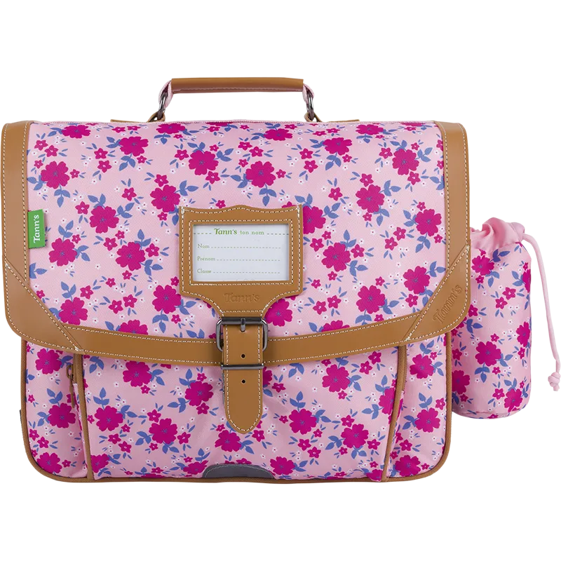 Cartable Aurore rose 38 cm Tann's