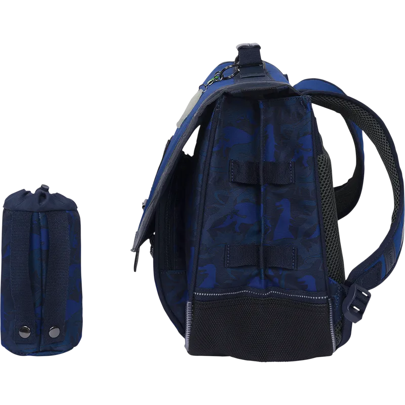 Cartable Basile gris 38 cm Tann's – vue 2