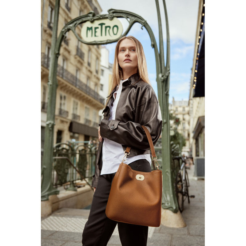 Sac besace Couronne Rhodes Chatain Mac Douglas – vue 3