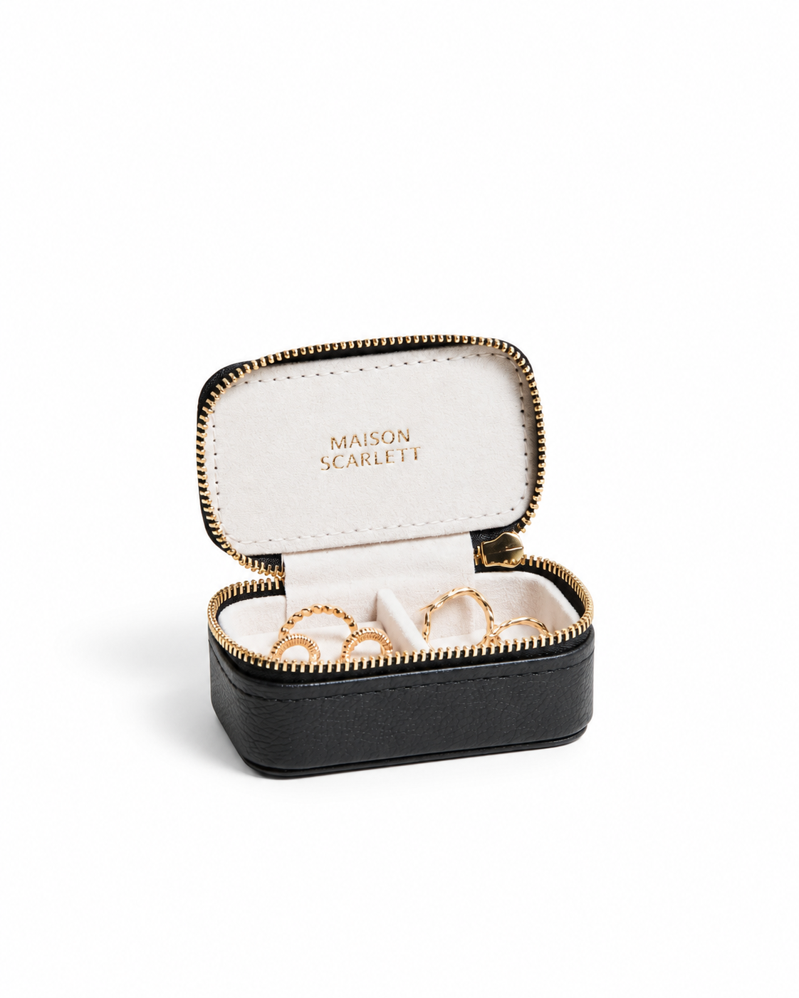 MAISON SCARLETT - Boite à bijoux Marie PU Noir