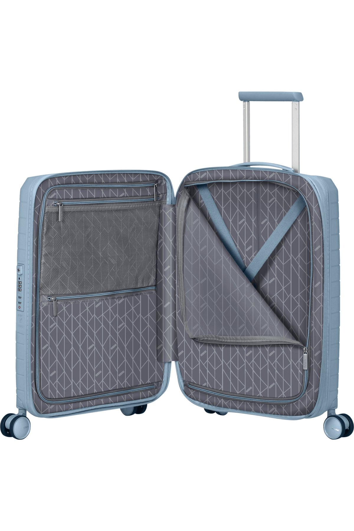 Valise grande taille Fastforward 78cm Steel Blue American Tourister – vue 2