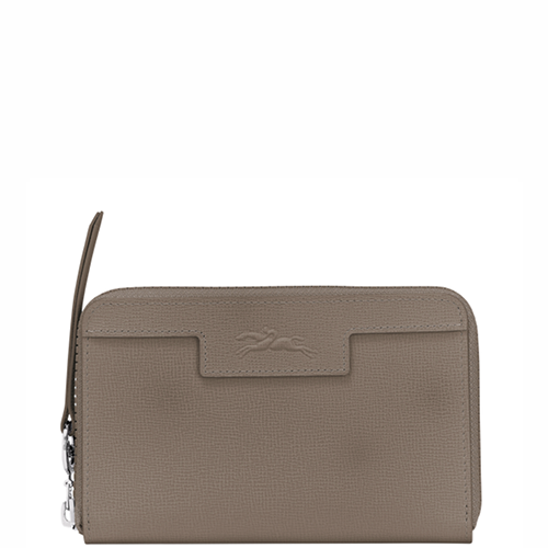 Portefeuille compact Le Pliage Néo Taupe Longchamp