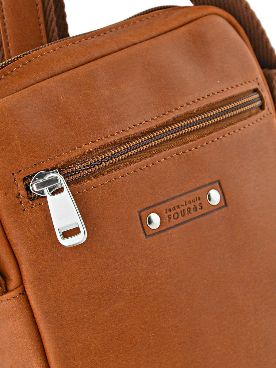 Sac bandoulière cuir Baroudeur Les Ateliers Fourès – vue 8