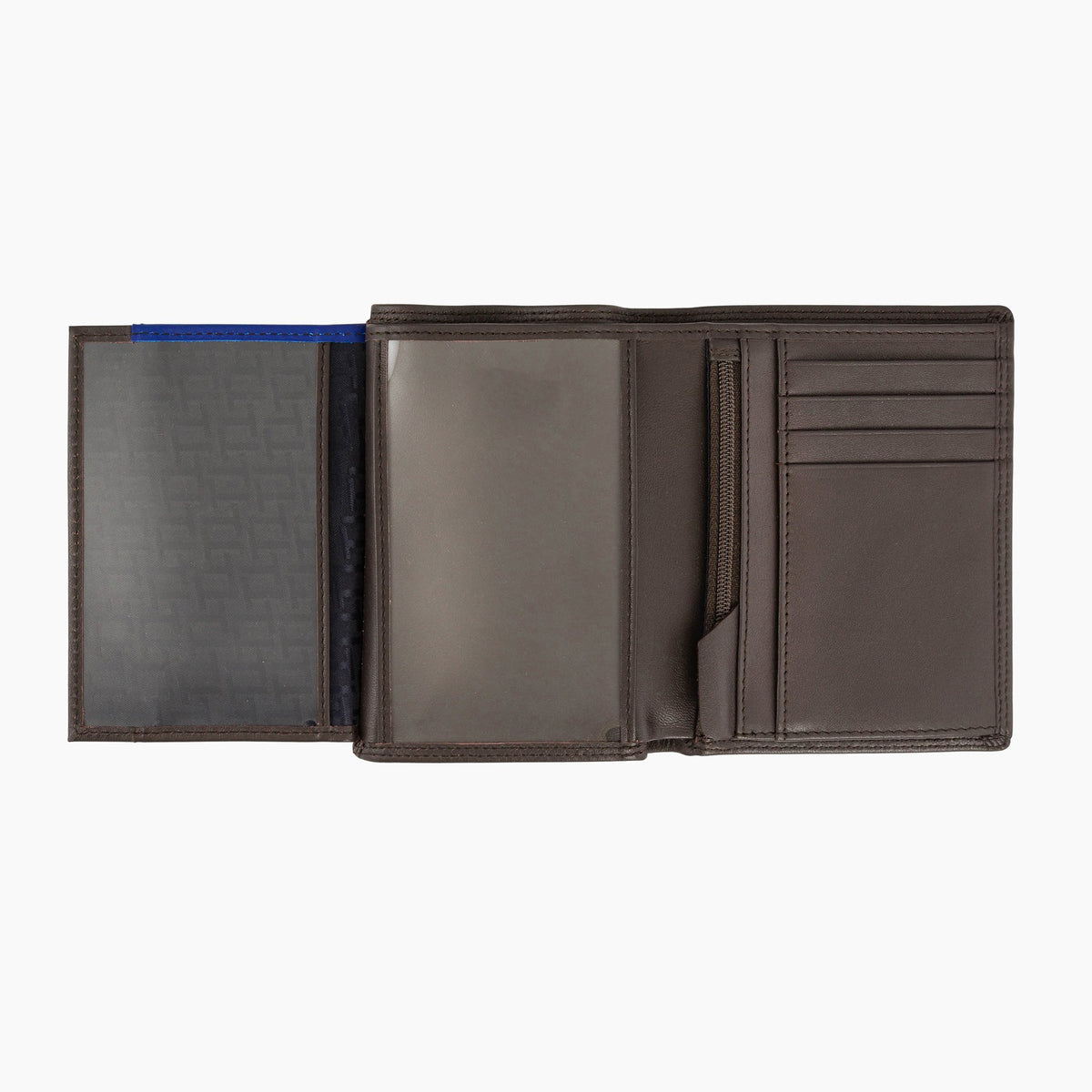 Portefeuille vertical homme zippé Marron Le Tanneur – vue 4