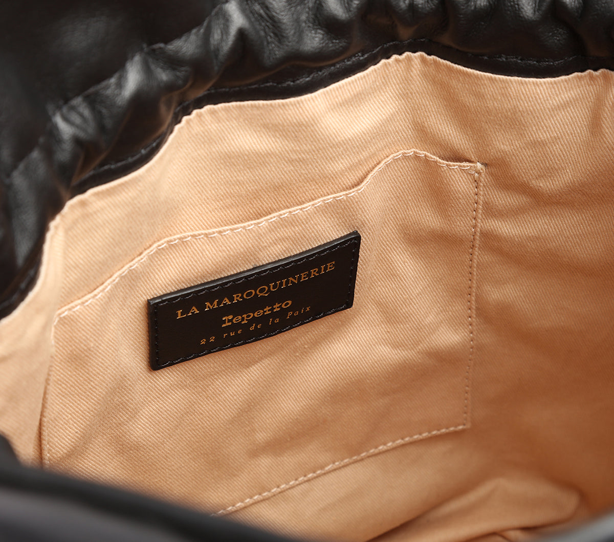 Sac seau Nouvel Air Noir Repetto – vue 4