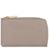 Le Foulonné Porte cartes cuir Tourterelle Longchamp – vue 2