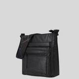 Sac à bandoulière Orva Creased black Hedgren – vue 2
