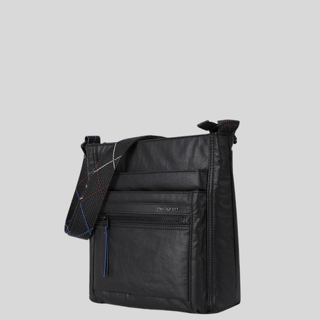 Sac à bandoulière Orva Creased black Hedgren – vue 2