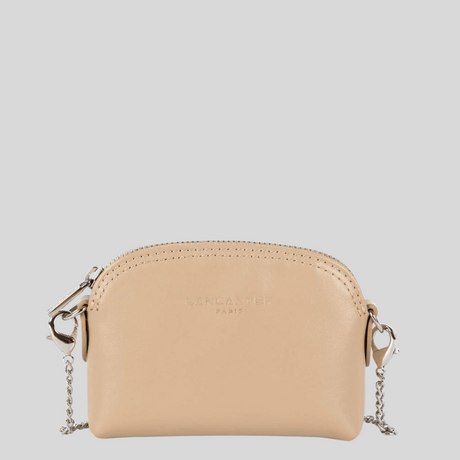Porte monnaie Paris PM beige foncé Lancaster