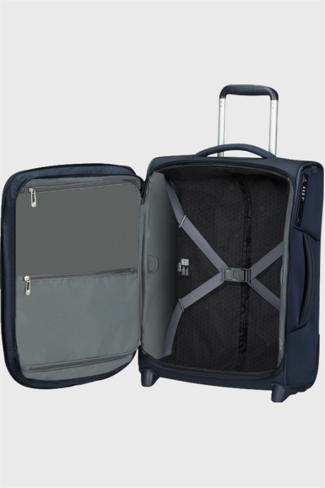 Valise cabine tissu extensible Respark 55/23cm Midnight Blue Samsonite – vue 2