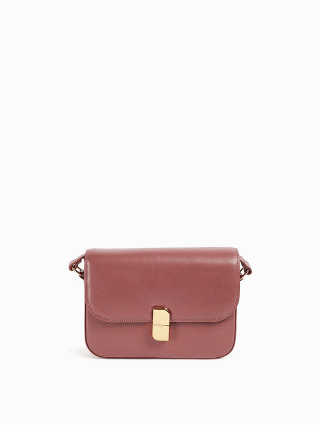 Sac bandoulière Alice Medium Bois de rose Nat & Nin