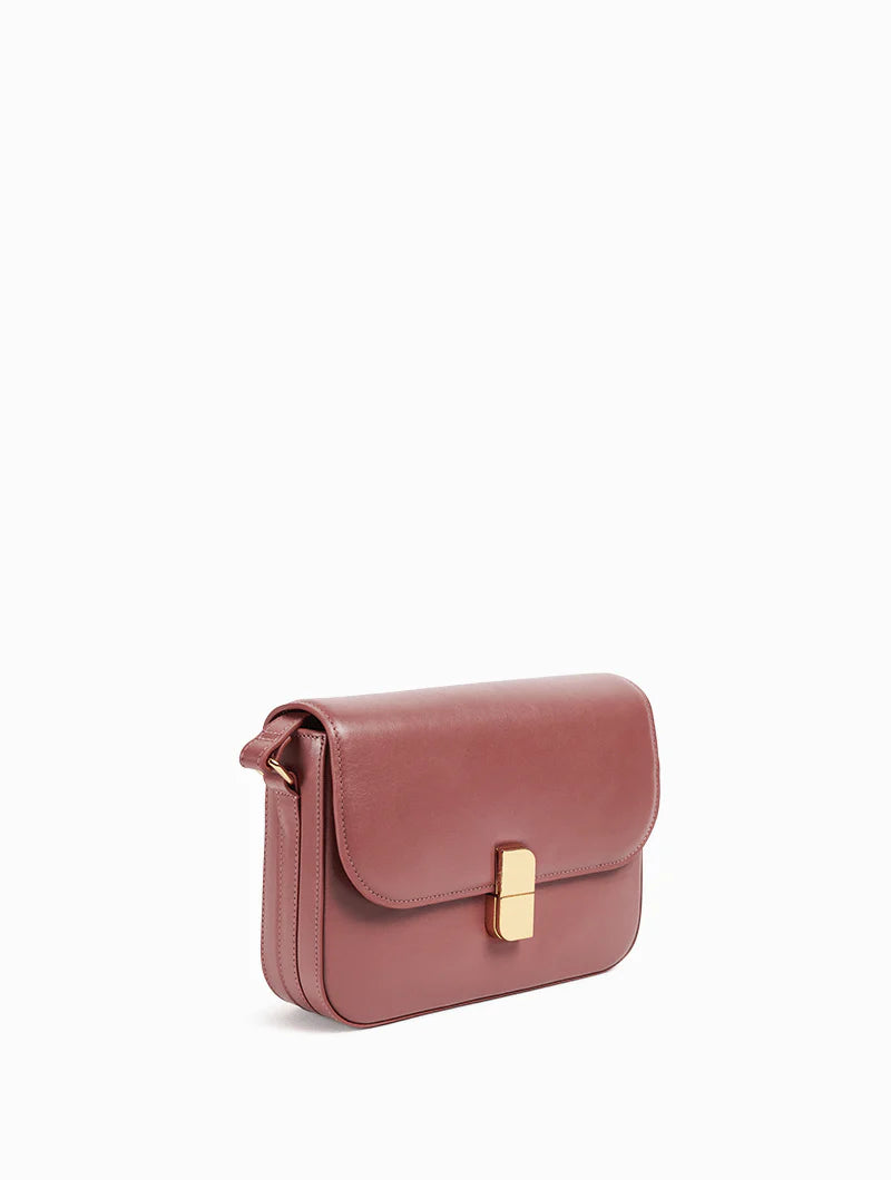Sac bandoulière Alice Medium Bois de rose Nat & Nin – vue 2
