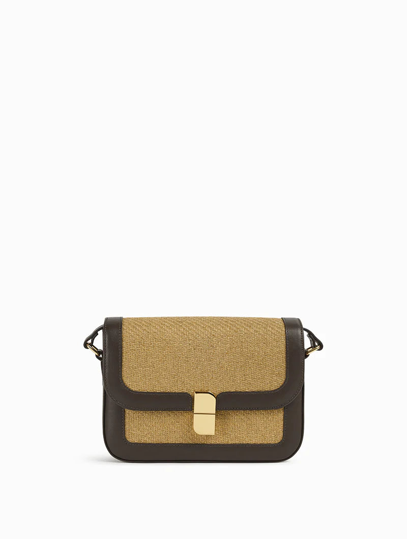 Sac bandoulière Alice Medium Paille Nat & Nin