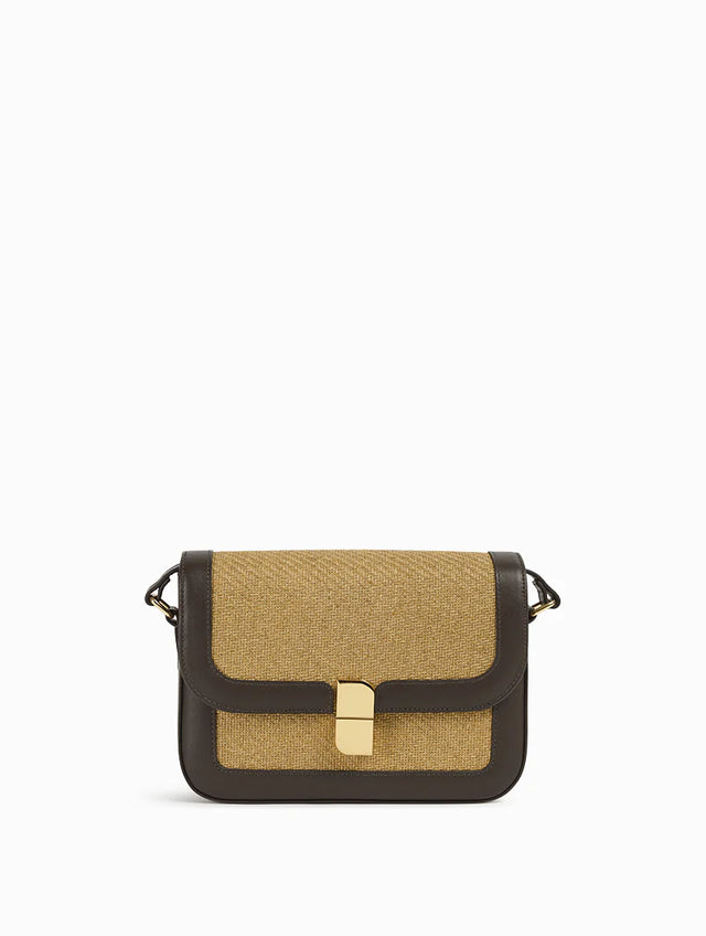 Sac bandoulière Alice Medium Paille Nat & Nin
