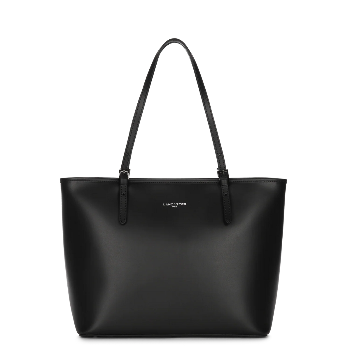 LANCASTER - Grand sac cabas épaule - Smooth - Noir