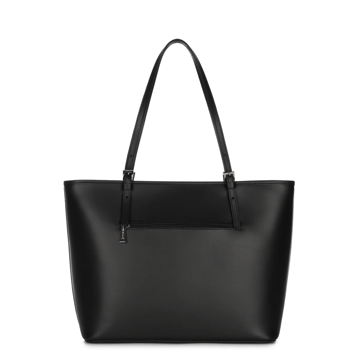LANCASTER - Grand sac cabas épaule - Smooth - Noir