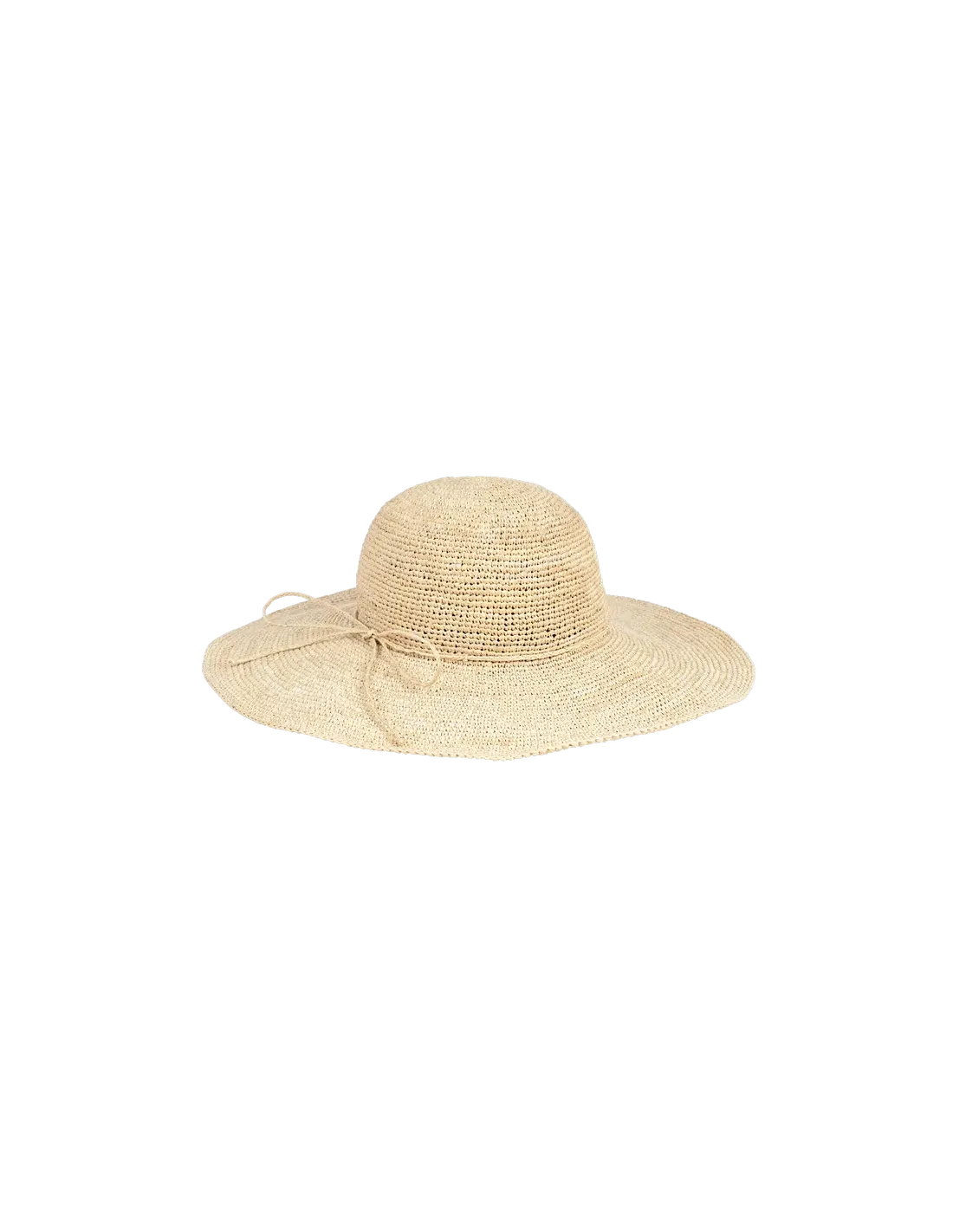 Capeline Lia en raphia naturel Bagatelle – vue 2
