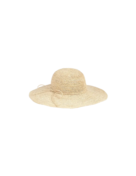 Capeline Lia en raphia naturel Bagatelle – vue 2