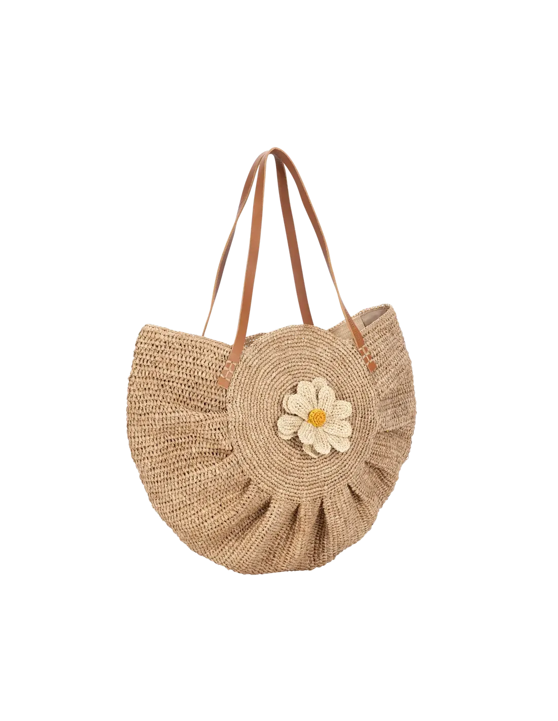Sac Kombi en raphia naturel Bagatelle – vue 3