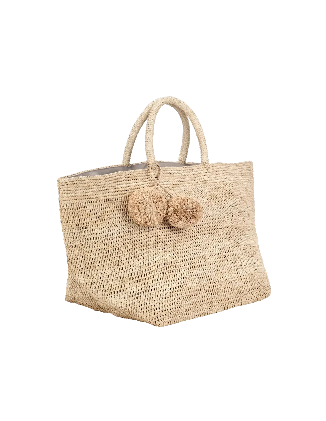 Sac Manaka en raphia naturel Bagatelle – vue 4