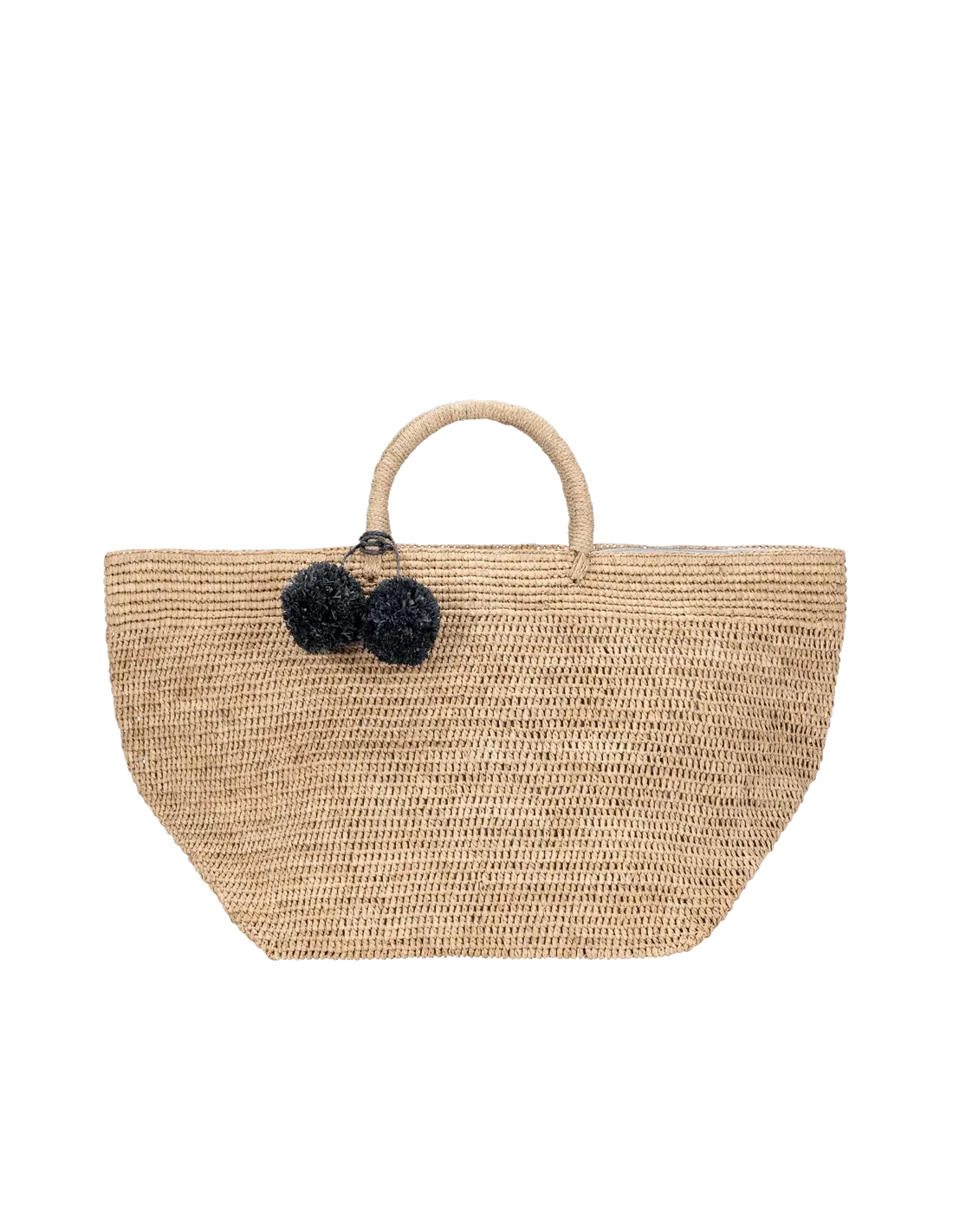 Sac Manaka en raphia naturel Bagatelle – vue 3