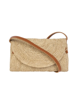 Pochette Andi en raphia naturel Bagatelle – vue 2