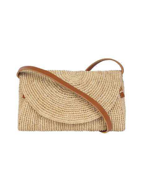 Pochette Andi en raphia naturel Bagatelle – vue 2