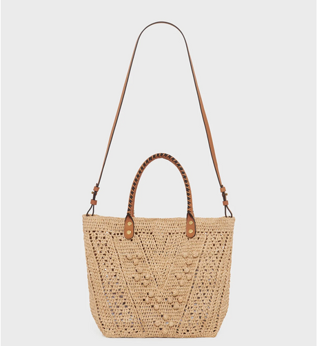 Sac porté travers Le 18h Raphia Ficelle Gérard Darel