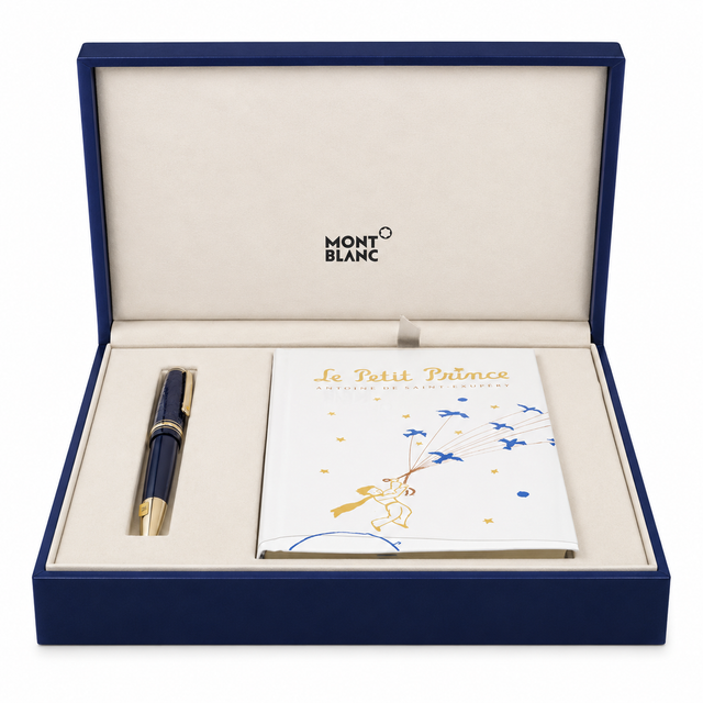 Stylo plume en édition spéciale avec coffret et livre Le Petit Prince Montblanc