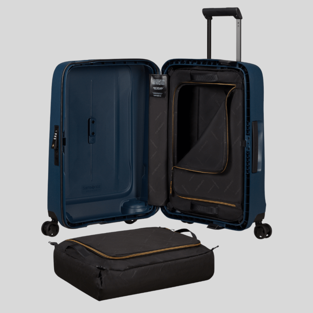 Valise cabine à 4 roues 75 cm Essens Bleu nuit Samsonite – vue 3