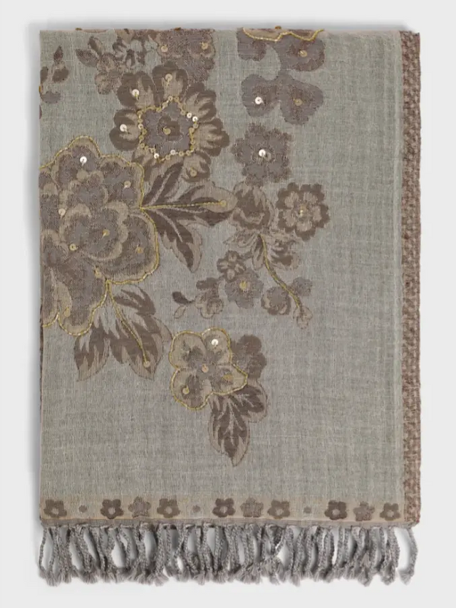 Echarpe Laine beige Dorine Gérard Darel