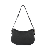 LANCASTER - Sac besace Lancaster Dune en cuir grainé noir