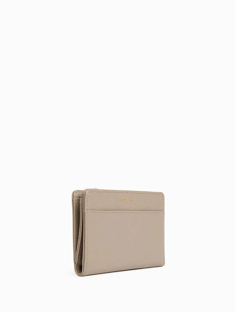 Portefeuille compact Isis Grège Nat & Nin – vue 3